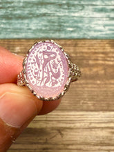 Load image into Gallery viewer, Women's Aqiq Ring with ‘Ya Zahra’ inscription