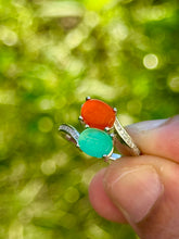 Load image into Gallery viewer, Women’s Dual Aqiq Ring
