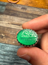 Load image into Gallery viewer, Aqiq Khorasani ring with “Ya Ali’ inscription