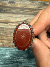 Load image into Gallery viewer, Aqiq ring with Ziyarat Ashura inscription