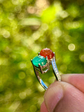 Load image into Gallery viewer, Women’s Dual Aqiq Ring