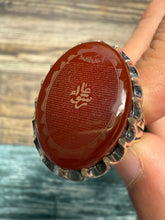 Load image into Gallery viewer, Aqiq ring with Ziyarat Ashura inscription