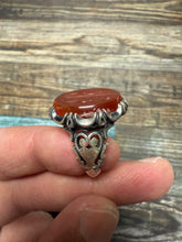 Load image into Gallery viewer, Aqiq Khorasani ring with “Ya Mehdi’ inscription
