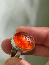 Load image into Gallery viewer, Aqiq Khorasani Ring with Fatima inscription