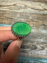 Load image into Gallery viewer, Aqiq ring with “Hussain” inscription