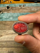 Load image into Gallery viewer, Aqiq ring with “Ya Hussain” inscription