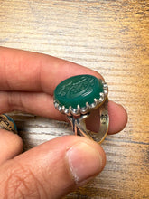 Load image into Gallery viewer, Aqiq ring with “Hussain” inscription