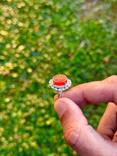 Load image into Gallery viewer, Women's Aqiq Ring with ‘Al Izzatu Lillah’ inscription