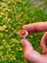 Load image into Gallery viewer, Women's Aqiq Ring with ‘Al Izzatu Lillah’ inscription