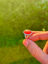 Load image into Gallery viewer, Aqiq Khorasani Ring with ‘Inna Ma’i Rubbi’ inscription