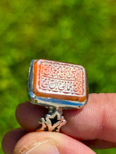 Load image into Gallery viewer, Aqiq Yemani Ring with Salawat inscription