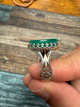 Load image into Gallery viewer, Aqiq Khorasani ring with “Ya Ali’ inscription