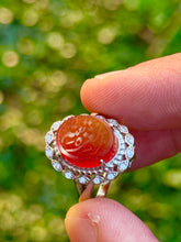 Load image into Gallery viewer, Women's Aqiq Ring with ‘Al Izzatu Lillah’ inscription