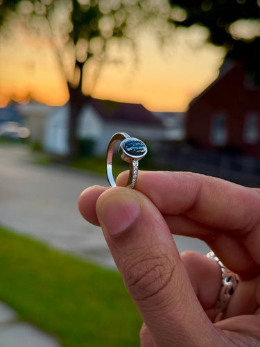 Women’s Hadid Seeni ring with “A’uodu bi Jalal lillah” inscription