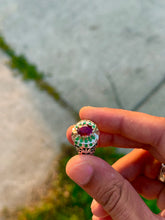 Load image into Gallery viewer, Yaqut ring with additional gemstones