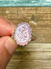 Load image into Gallery viewer, Women's Aqiq Ring with ‘Ya Zahra’ inscription