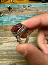 Load image into Gallery viewer, Aqiq ring with “Ya Hussain” inscription