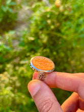 Load image into Gallery viewer, Aqiq Khorasani Ring with Allah and Ahlulbayt inscription