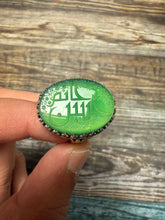 Load image into Gallery viewer, Aqiq ring with “Hussain” inscription