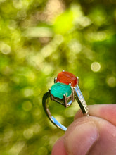 Load image into Gallery viewer, Women’s Dual Aqiq Ring