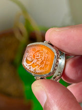 Load image into Gallery viewer, Aqiq Khorasani Ring with Ya Mehdi inscription