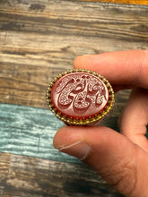 Load image into Gallery viewer, Aqiq Khorasani ring with “Ya Ali Murtadha’ inscription