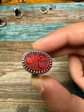 Load image into Gallery viewer, Aqiq ring with “Ya Hussain” inscription
