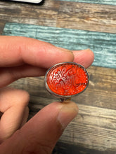 Load image into Gallery viewer, Aqiq Khorasani ring with “Ya Saheb Al Zaman” inscription