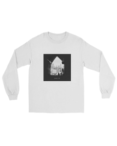 'DUTY' Men’s Long Sleeve Shirt in Black / White